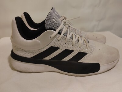 adidas Pro Adversary Low Basketball Shoes Men's Size 14 White/Black/Grey