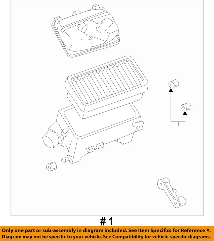 Used Air Cleaner Assembly fits: 2003 Saturn L SERIES 3.0L VIN R 8th digit Grade — 第 4/4 张图片