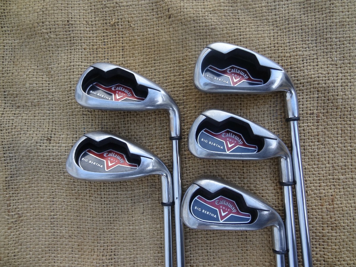 Set of 7 x Callaway Big Bertha 2006 4-PW Uniflex Steel Shafts Callaway Grips Set of 7 x Callaway Big Bertha 2006 4-PW Uniflex Steel Shafts Callaway Grips