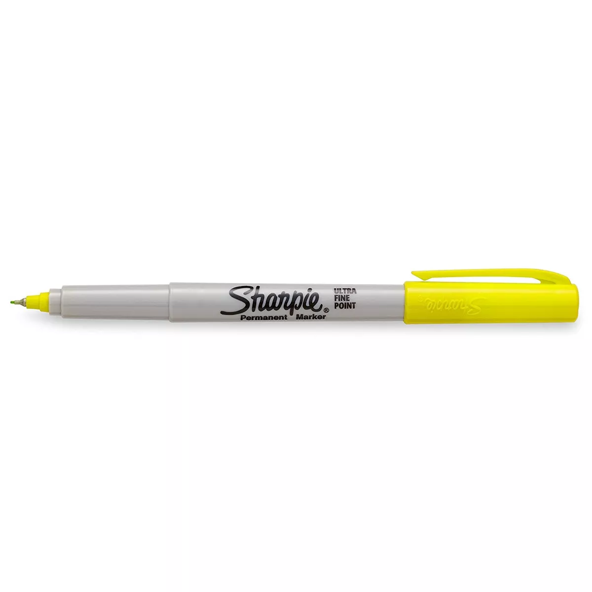 Sharpie Permanent Marker, Ultra Fine Point, Supersonic Yellow, 1-Count