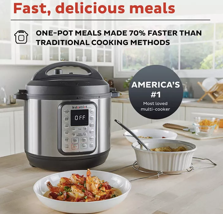 Instant Pot Duo Plus 8 Quart Electric Pressure Cooker - Stainless