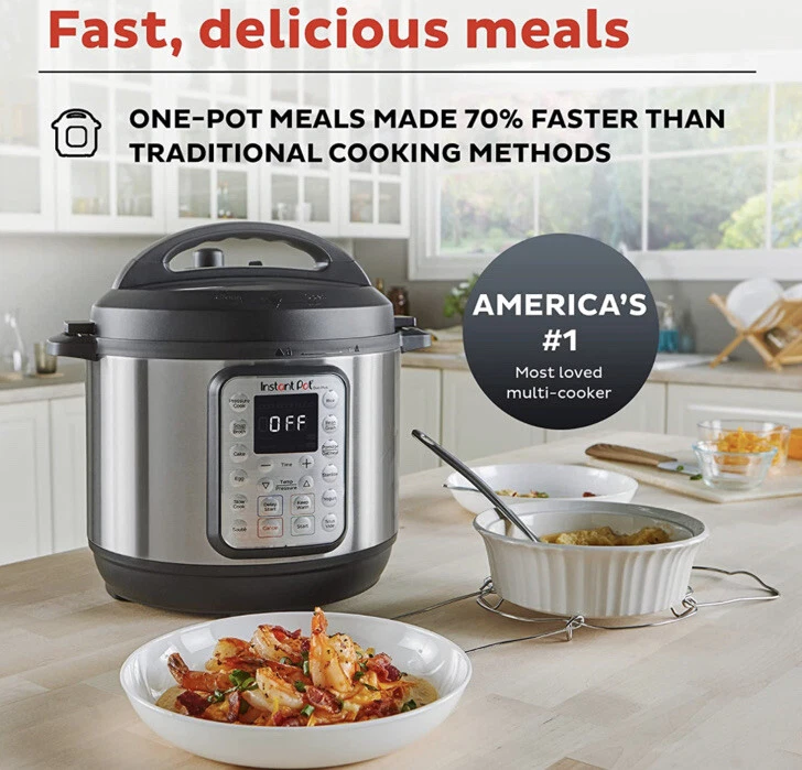 Instant Pot 8-Quart Duo Plus Pressure Cooker