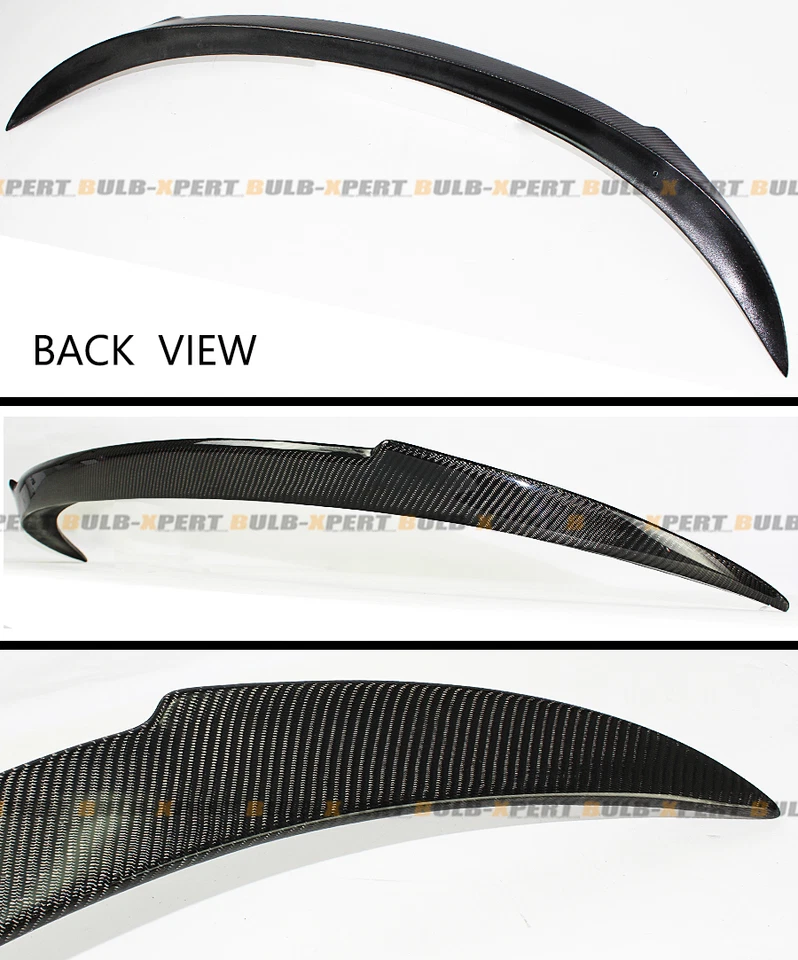 PARA 12-2016 BMW F13 F06 640i 650i M6 V ESTILO FIBRA DE CARBONO PORTA-MALAS SPOILER TAMPA ASA - Imagem 3 de 4