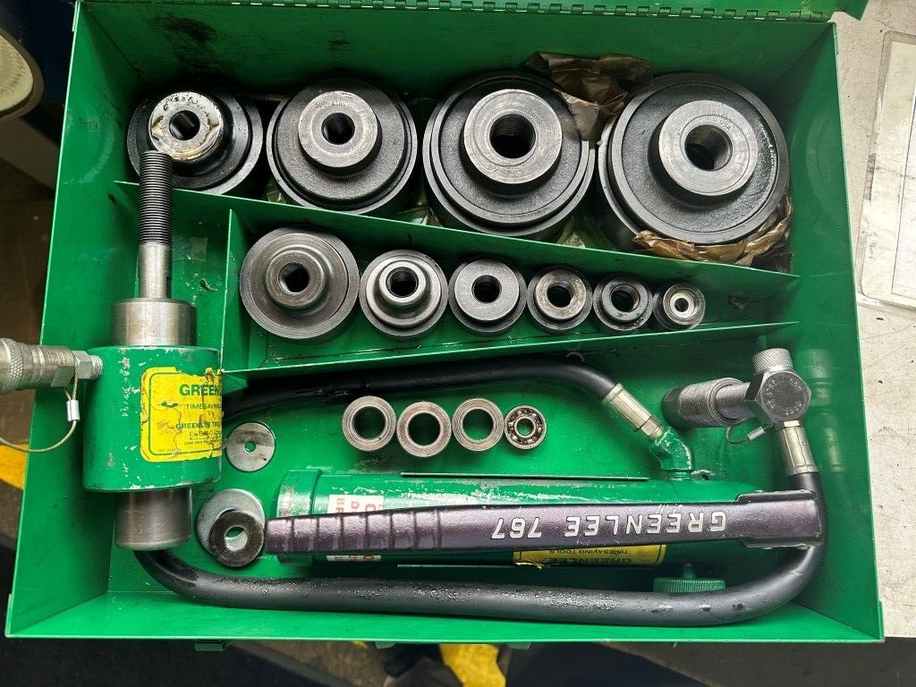 GREENLEE 7310 HYD. KNOCKOUT PUNCH DRIVER SET eBay