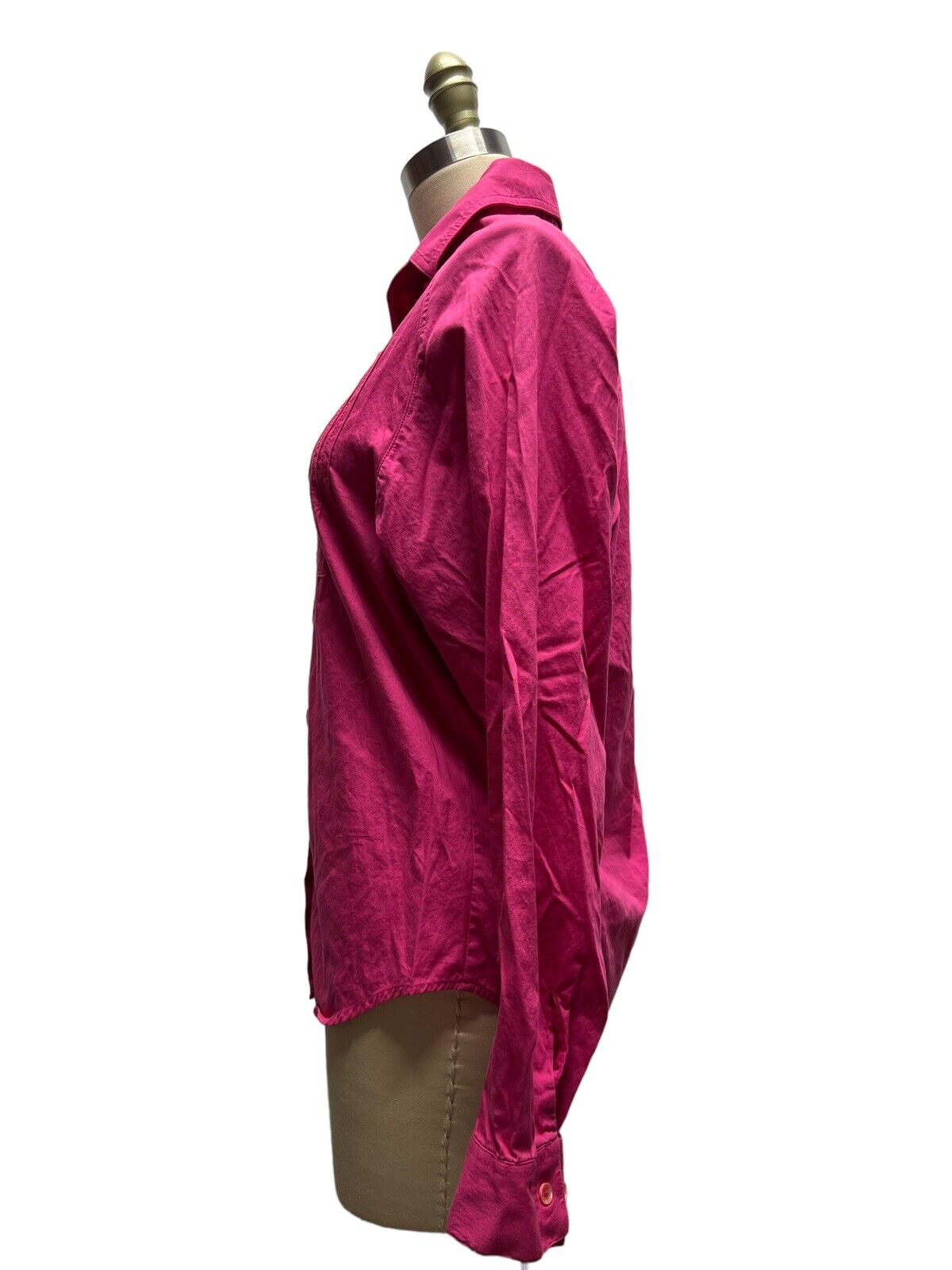 Vtg Wrangler Womens Hot Pink Shirt S Embroidery R… - image 8