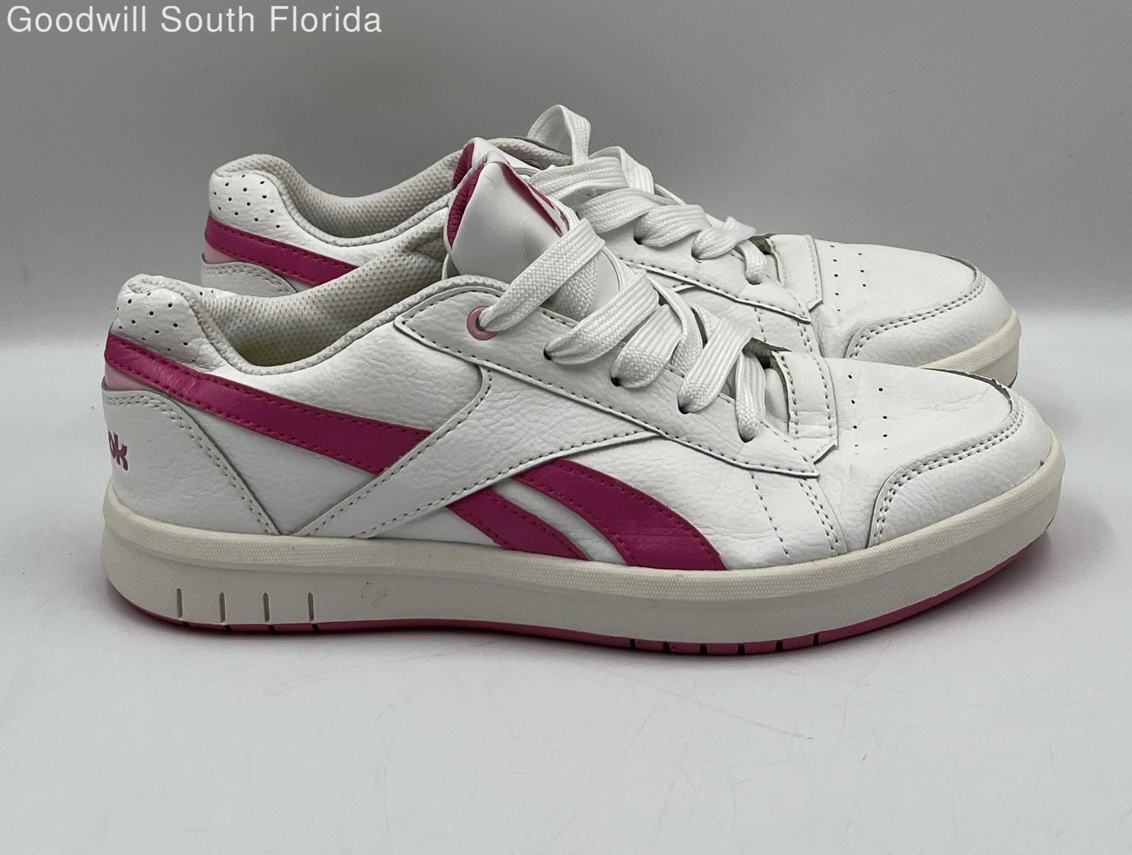 Scarpe da tennis Reebok bambina Royal Revival BS8474 bianco rosa misura 4 5