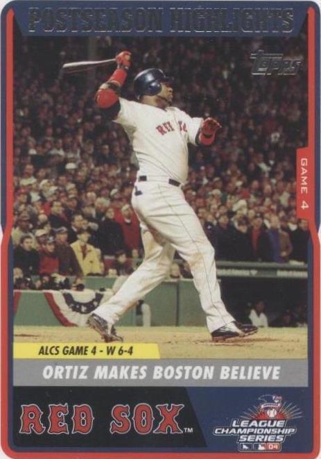 2004 Topps Boston Red Sox World Series - David Ortiz #46 for sale