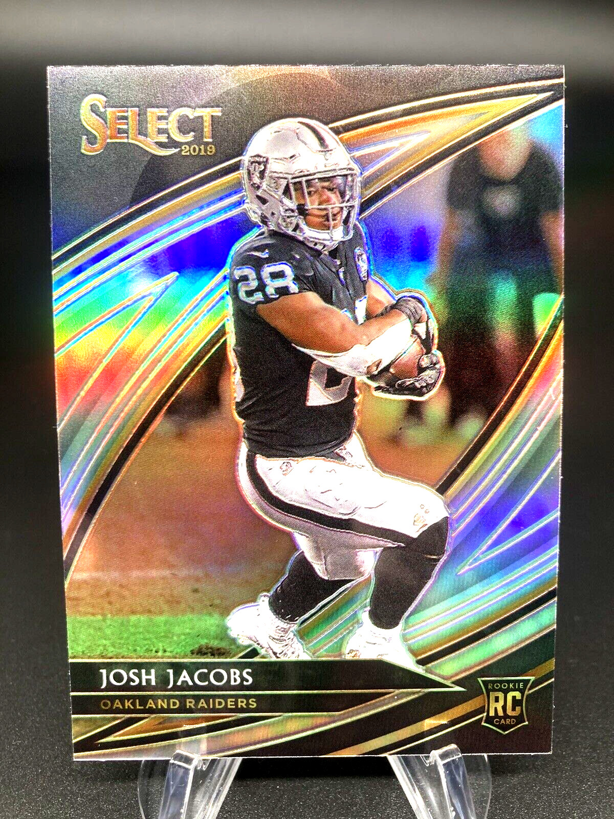 2019 Panini Select Field Level Silver JOSH JACOBS RC #208 Raiders Pro-Bowl RB