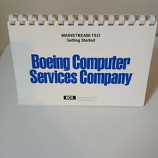 Boeing Computer Services Company Mainstream-TSO 1981 Vintage '80s Book IBM BCS