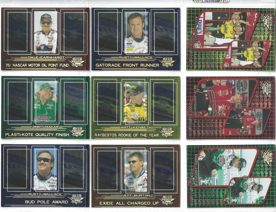 2001 High Gear 1ST GEAR--#21 John Andretti--ONE CARD ONLY! - Image 3 of 4