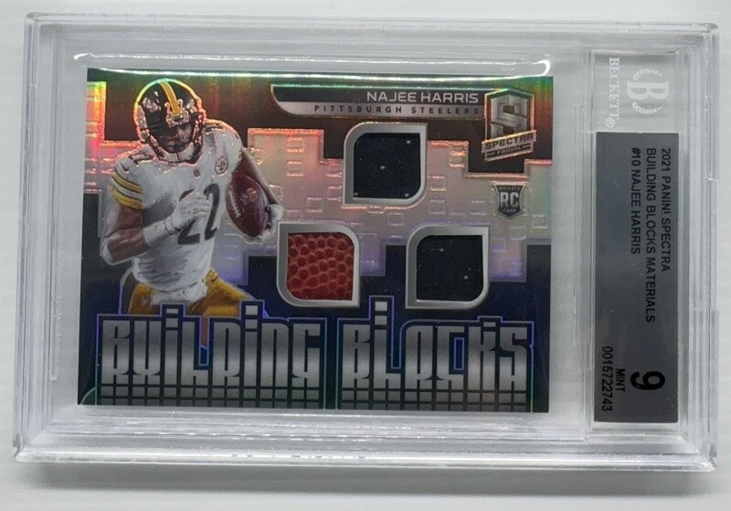 Najee Harris Panini Spectra Building Blocks Relics #BBNH Meta