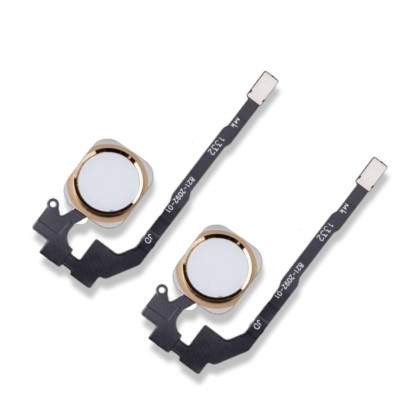 2x Home Button für original iPhone 5S & SE Finger Flex Neuware Händler Weiß Gold