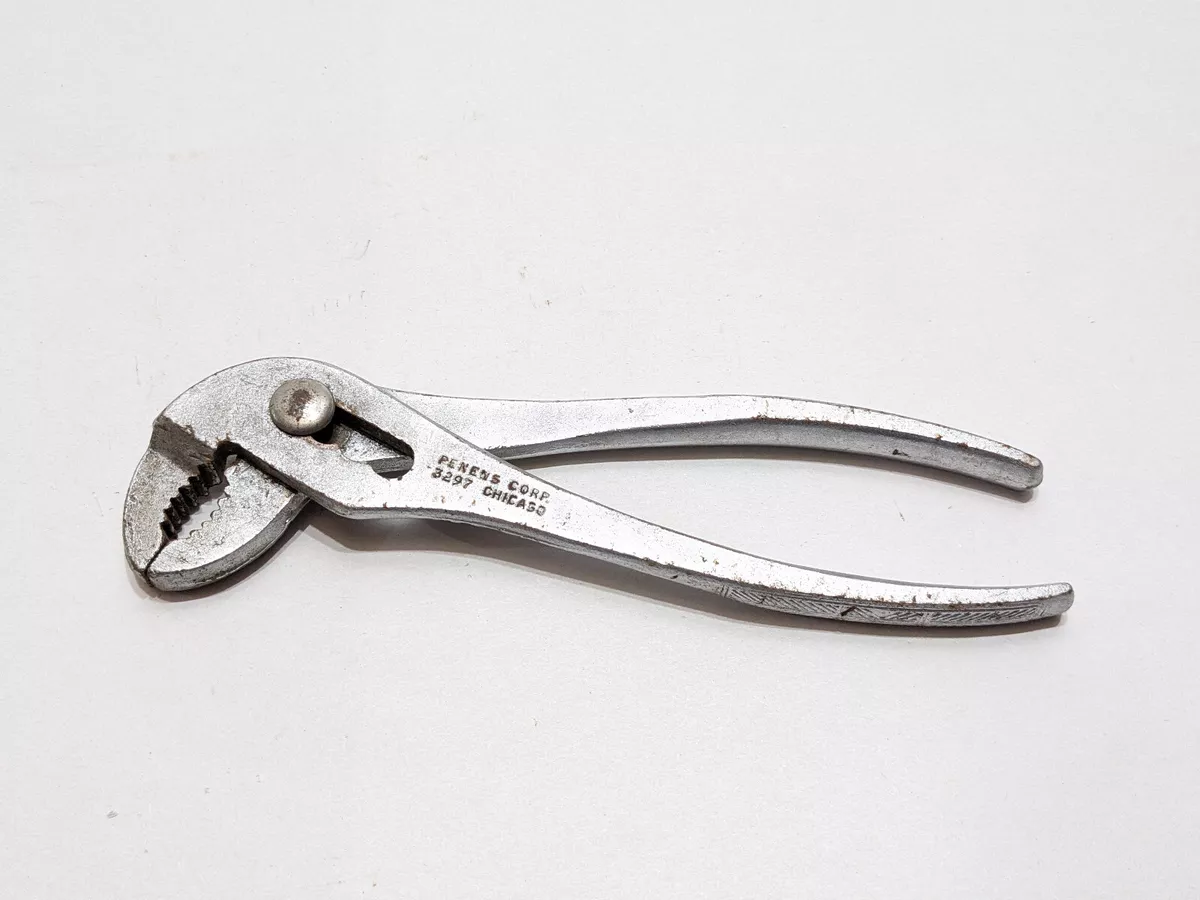Vintage PENENS CORP 3297 3297 7 Parrot Jaw Pliers CHICAGO Made In USA