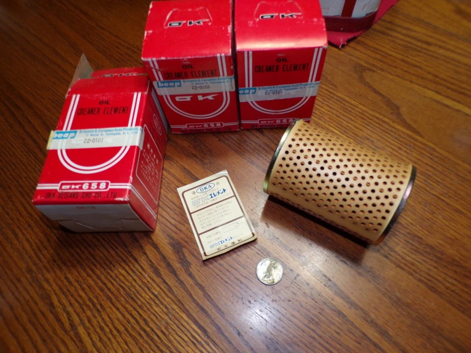 3XGenuine OEM OKA#658,DATSUN#15208-31325 1000cc,1200cc'56-63 210,220,310,311,320 Foto 4 de 4