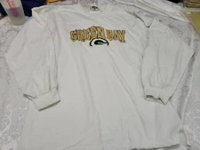 Vintage Lee Sport Nutmeg Mills Green Bay Packers NFL Long Sleeve USA M Medium