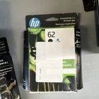 HP 62 Ink Series - Black/Tri-color Ink Cartridges New in the box EXP 2027
