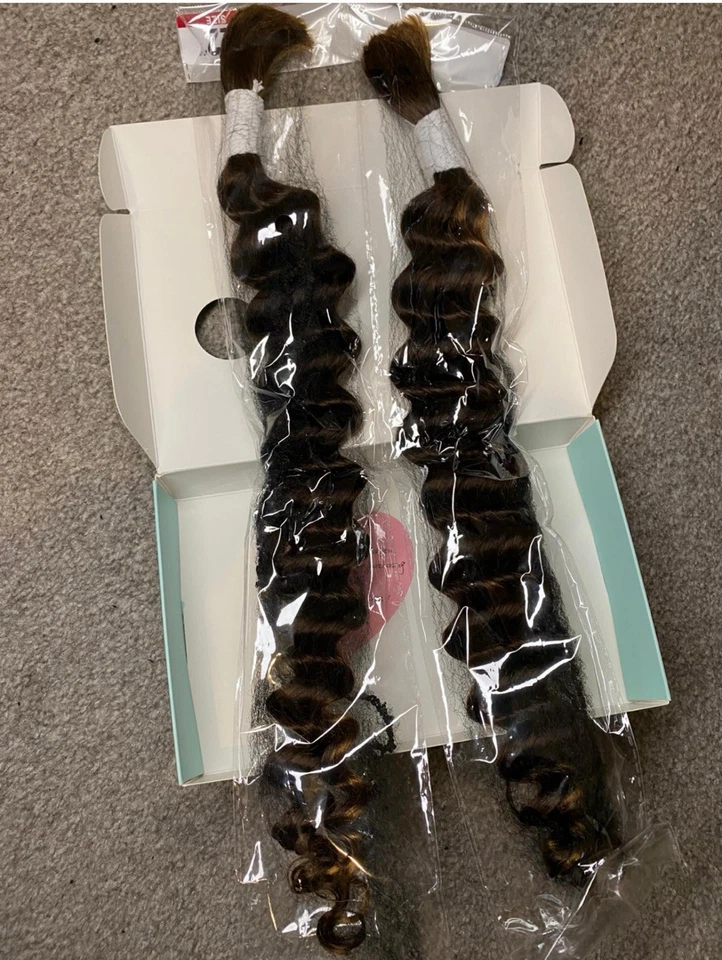 Deep Wave P4 Human Braiding Hair extensions (24", P4/30#) Human Hair Extension - Image 2 of 4