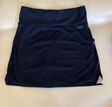 Girls Adidas Athletic Climalite Navy Blue White Skort Size L