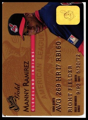 1995 Studio #32 Manny Ramirez Gold