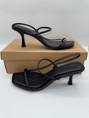 Steve Madden Locke Black Leather Size 8.5