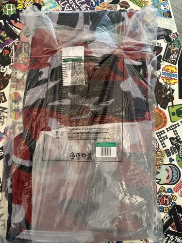 Pantalon velours côtelé camouflage rouge suprême taille XL