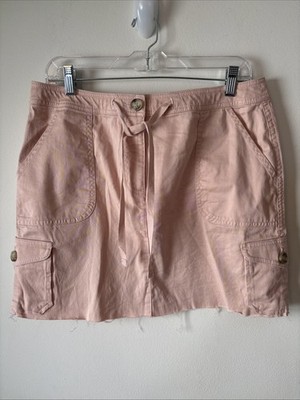 L.L. Bean Women's  Favorite Fit  Denim Skirt Pink Jean Size 10Reg Barbiecore