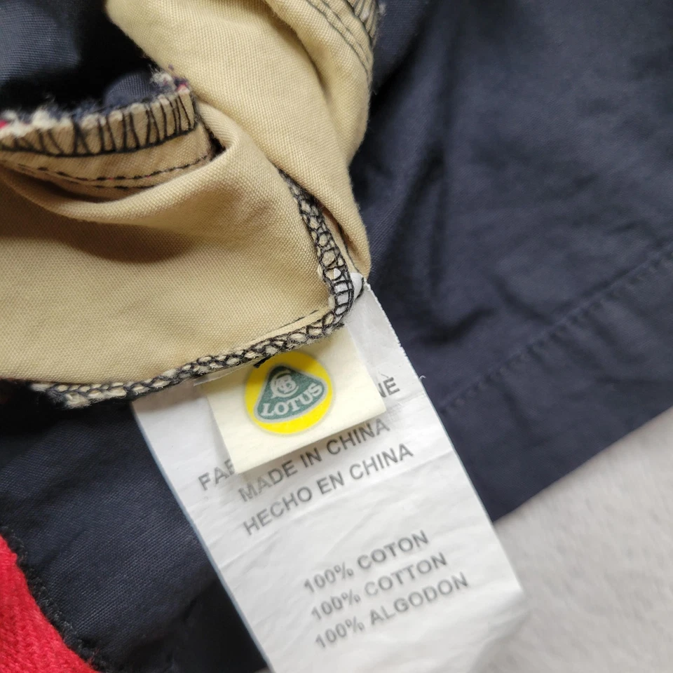 Lotus F1 Team Shirt Men Medium Button Up Racing Team Race Renault Pit Crew Patch - Image 4 of 4