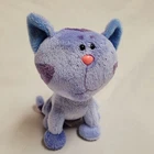 Vintage Blues Clues Periwinkle the Cat 6" Stuffed Beanbag Plush TY Beanie Baby