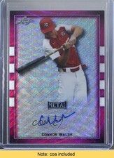 2018 Leaf Metal Perfect Game All-American Classic 1/1 Connor Walsh Auto 7m3