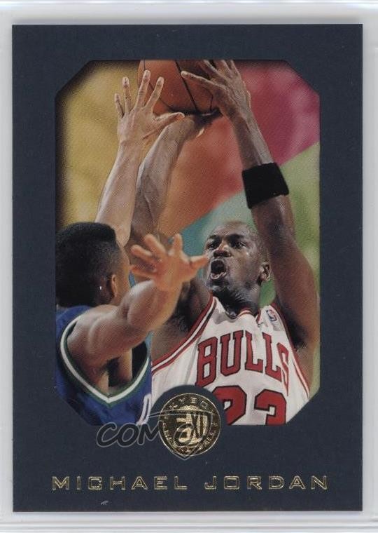 1995-96 Skybox E-XL Blue Michael Jordan #10 HOF 00ty