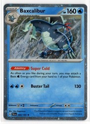 Baxcalibur 060/193 Paldea Evolved Cosmos Holo Blister Exclusive Promo