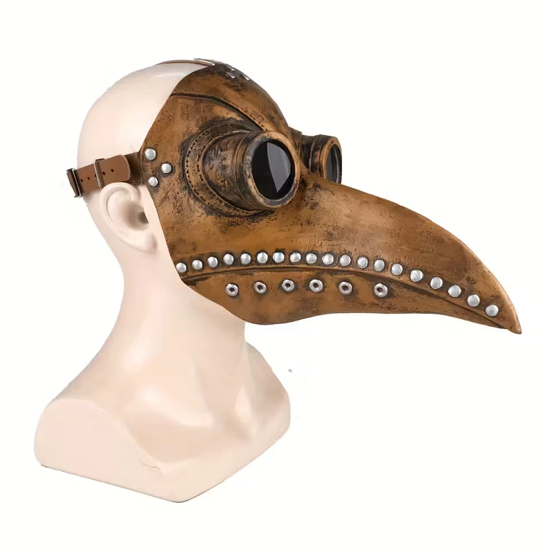 Plague Doctor Mask Costume Accessory Haloween Cosplay Gothic - Image 3 of 4
