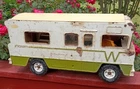 Vintage 1970s Tonka Toys Indian Winnebago RV Camper W Dog  Toy Pressed Steel