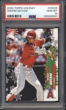 2020 Topps Holiday Baseball Shohei Ohtani #HW26 PSA 10 DODGERS GEM MINT