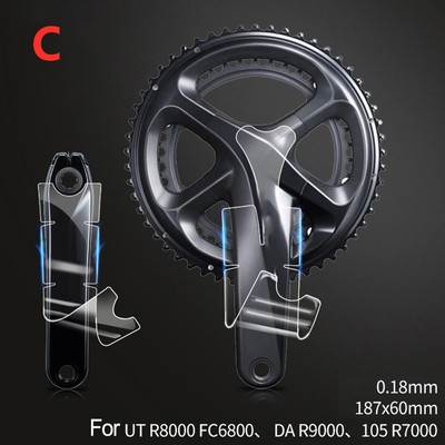 Funktional Fahrradaufkleber Kurbelschutz 1 Set Antikollision Aufkleber Fahrrad