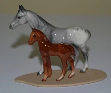 Hagen-Renaker APPALOOSA & FOAL COLT on Base #2010 Retired