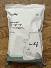 Motif Breast Milk Storage Bags 6oz Single Use Bags 100 Count