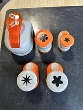 Tonic Studios Paper Punch Bundle x5 Butterfly Star Flower Card Making Craft