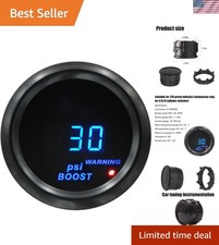 Car Digital Boost Gauge Psi Universal Meter Kit 2 52mm Blue Led Light Di...