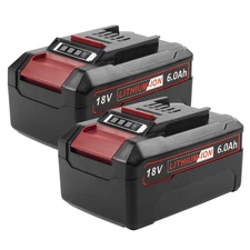 2 Packs 18V 6000mAh Battery Packs Compatible with Einhell Tools X-Change 4511...