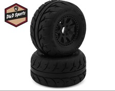 Upg-10014 - Street Radials 2.2 Pre-mounted On-road Tires Mini Maxx Mini Xrt