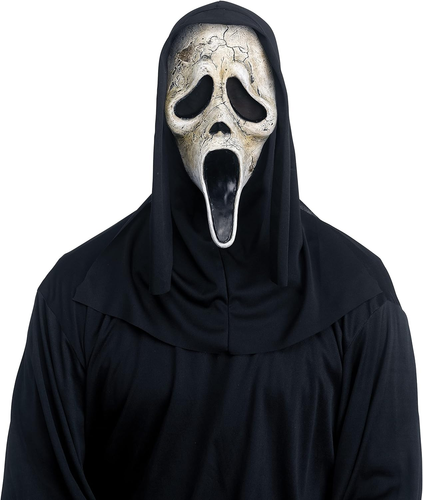 Ghost Face Aged Mask - Picture 7 of 12
