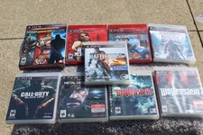 PS3 Bundle. 9 SEALED GAMES, COD, WOLFENSTEIN, BATTLEFIELD, RED DEAD REDEMPTION,