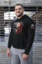 American Flag Skull Graphic 3D All Over Print Hoodie - Adults  Youth