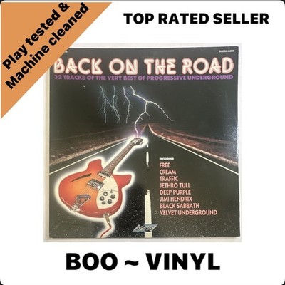 Back On the Road Vinyl Record Compilation Various Prog Artists Hendrix Sabbath