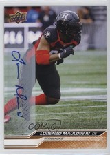 2024 Upper Deck CFL Auto Lorenzo Mauldin IV #54 Auto r6v