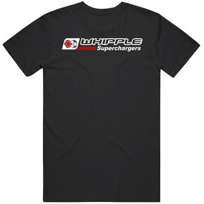 Whipple Super Chargers Logo Horsepower Pro Hellcat Dodge Black T Shirt