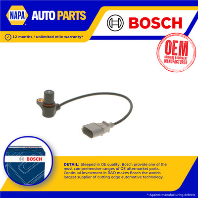 RPM / Crankshaft Sensor fits SKODA SUPERB Mk2 3.6 08 to 11 CDVA Bosch 022957147