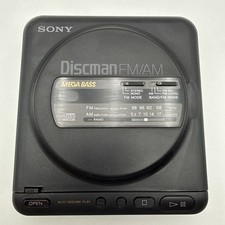 Sony D-T24 Discman FM/AM Radio Walkman Compact Disc CD Player Turns On Read