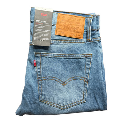 Levi's 511 Herren Slim Fit Stretch Denim Jeans Himmelblau Stil 04511-1786